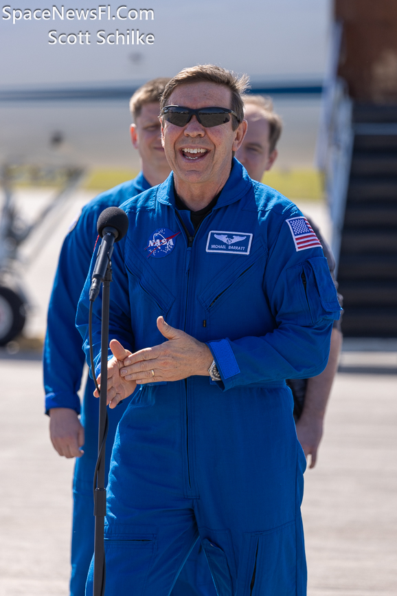 NASA SpaceX Crew 8 Astronauts Arrival KSC