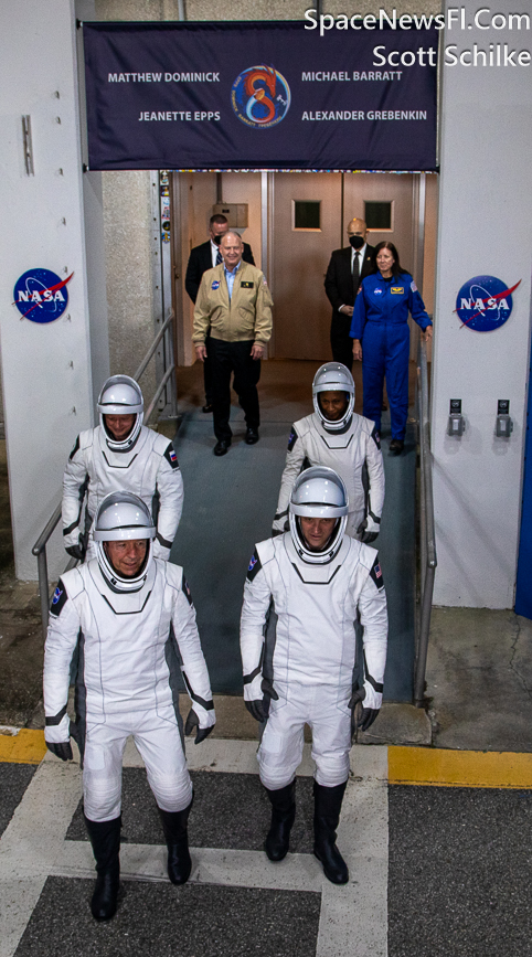 SpaceX NASA Crew 8 Walkout