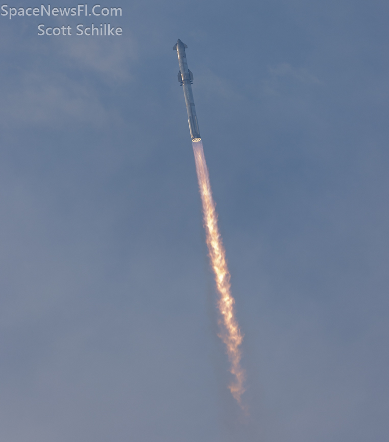 SpaceX Starship ITF-3 Liftoff March 14th 2024 8:25 AM CDT