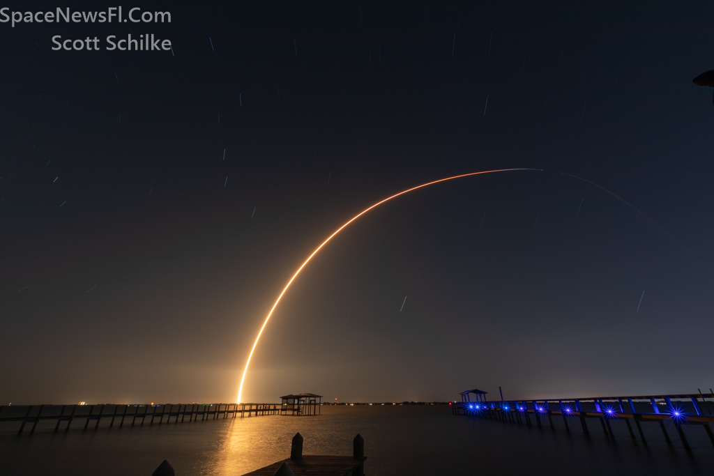 SpaceX Starlink 6-45 B-1067-18 From Cocoa Florida Indian River