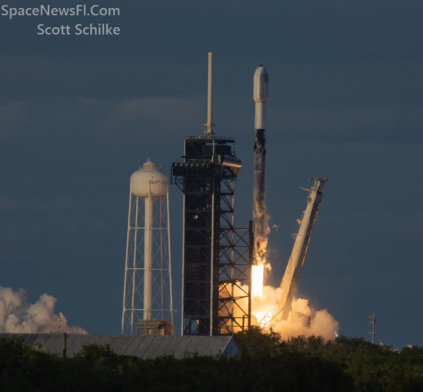SpaceX First Bandwagon-1 Rideshare Mission Multiple Satellites 4-7-2024 LC-39A