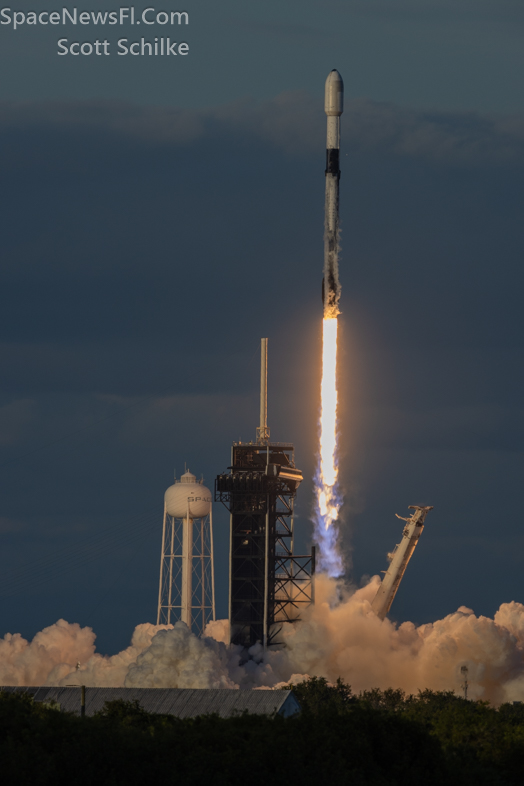 SpaceX First Bandwagon-1 Rideshare Mission Multiple Satellites 4-7-2024 LC-39A