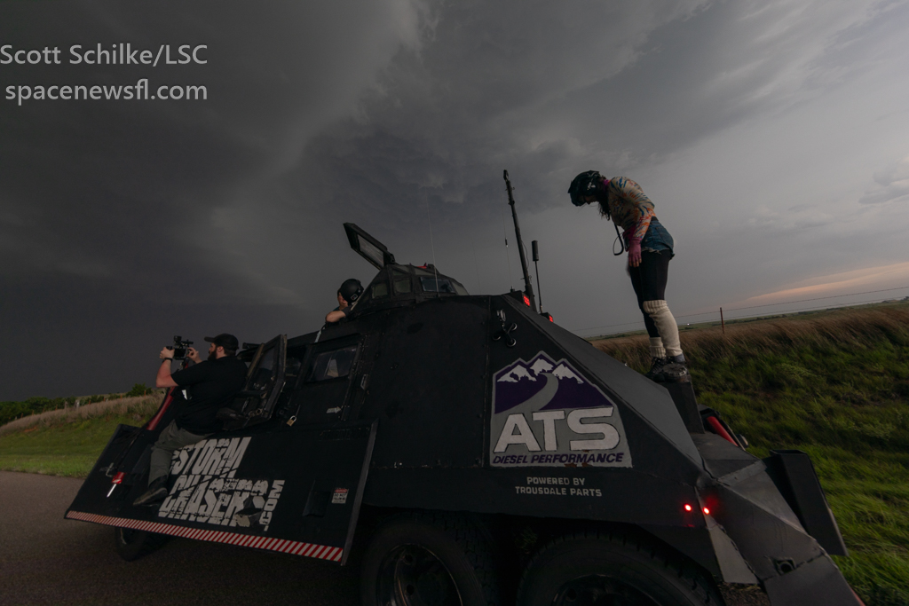 TIV 2 Tornado Intercept Armored Vehicle In Action Live Storm Chasers