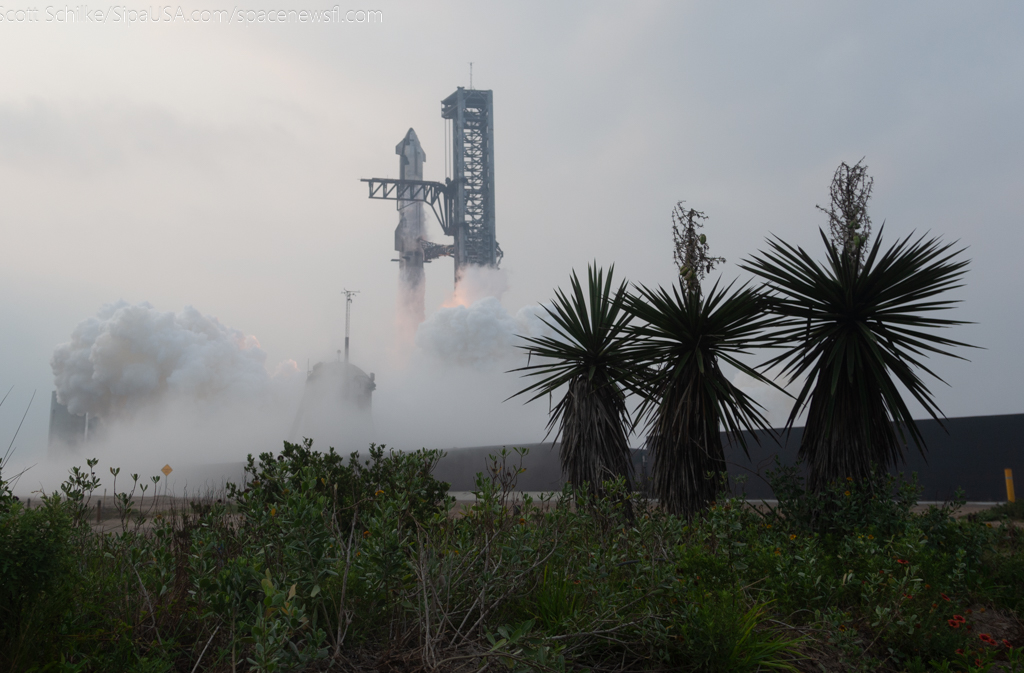 Historic Liftoff 7:50 AM CDT SpaceX Starship IFT-4 Success Boca Chica Texas
