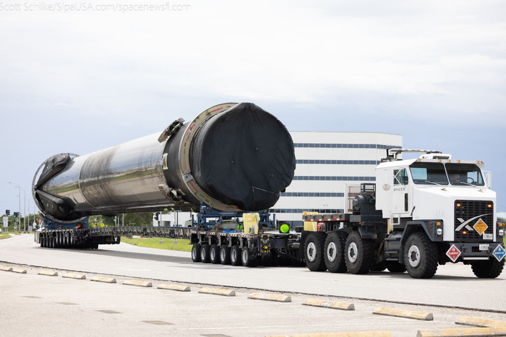 SpaceX Sooty Falcon 9 B-1062 With 21 Flights & Landings