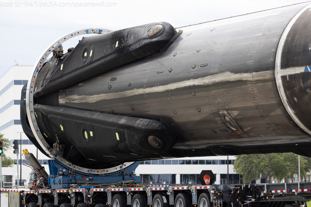 SpaceX Sooty Falcon 9 B-1062 With 21 Flights & Landings