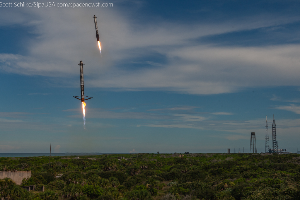 Liftoff & RTLS Photos SpaceX GOES-U 6-25-24