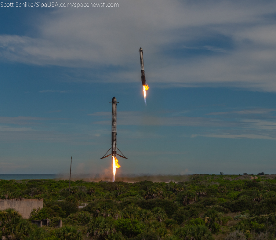 Liftoff & RTLS Photos SpaceX GOES-U 6-25-24