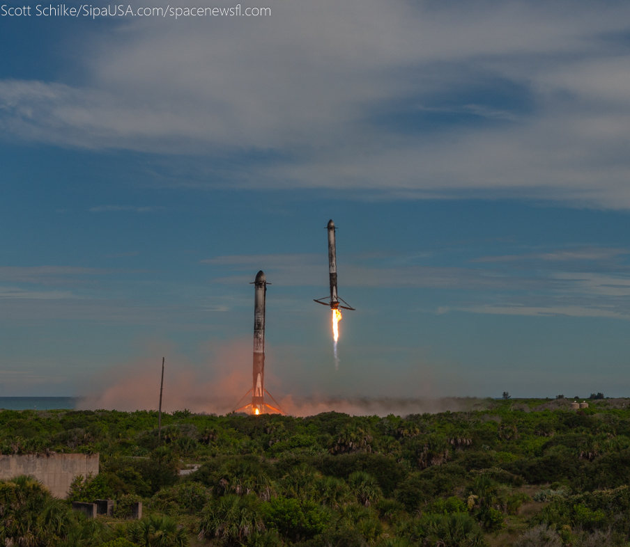 Liftoff & RTLS Photos SpaceX GOES-U 6-25-24