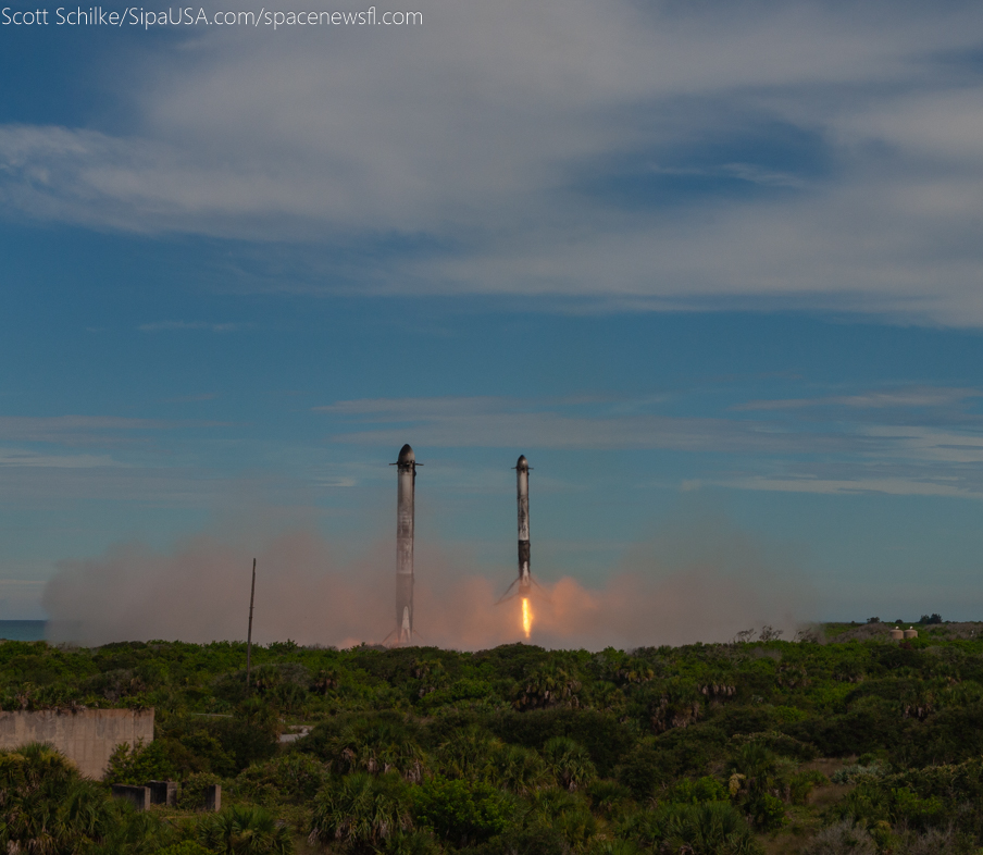 Liftoff & RTLS Photos SpaceX GOES-U 6-25-24