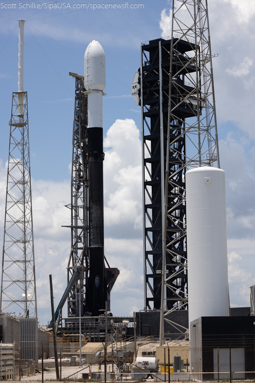 SpaceX Turksat 6A at SLC-40 July 8th 2024 B-1076-15