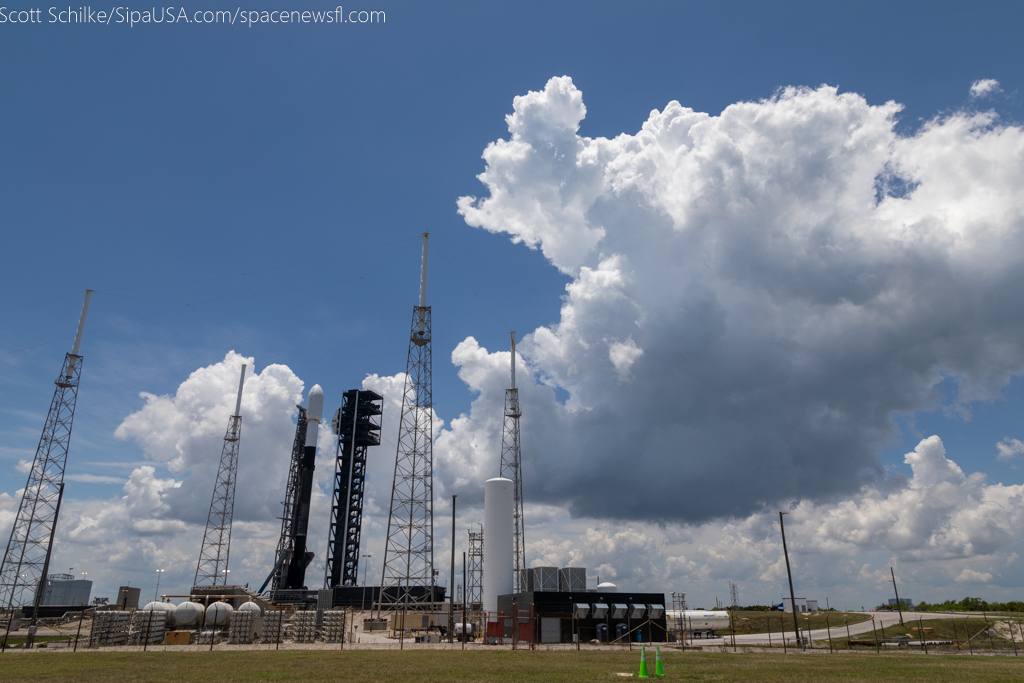 SpaceX Turksat 6A at SLC-40 July 8th 2024 B-1076-15