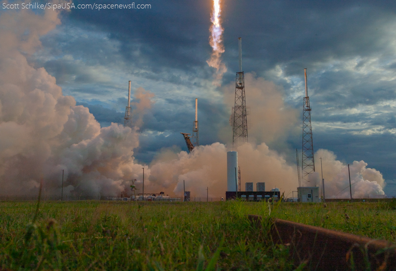 Dramatic Beautiful Remote Camera Action SpaceX Turksat 6A