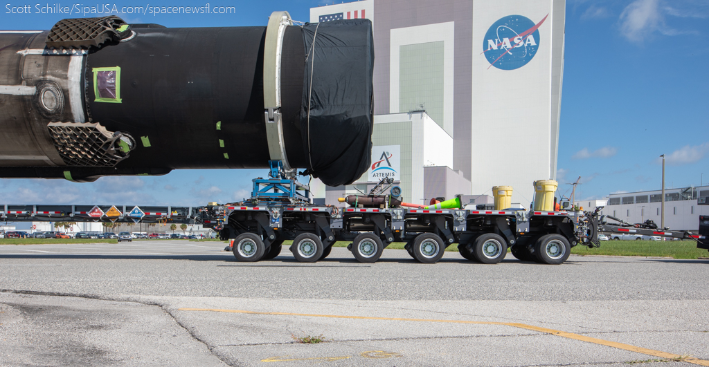 SpaceX Falcon 9 Fleet Leading Booster B-1062-23 Transpor