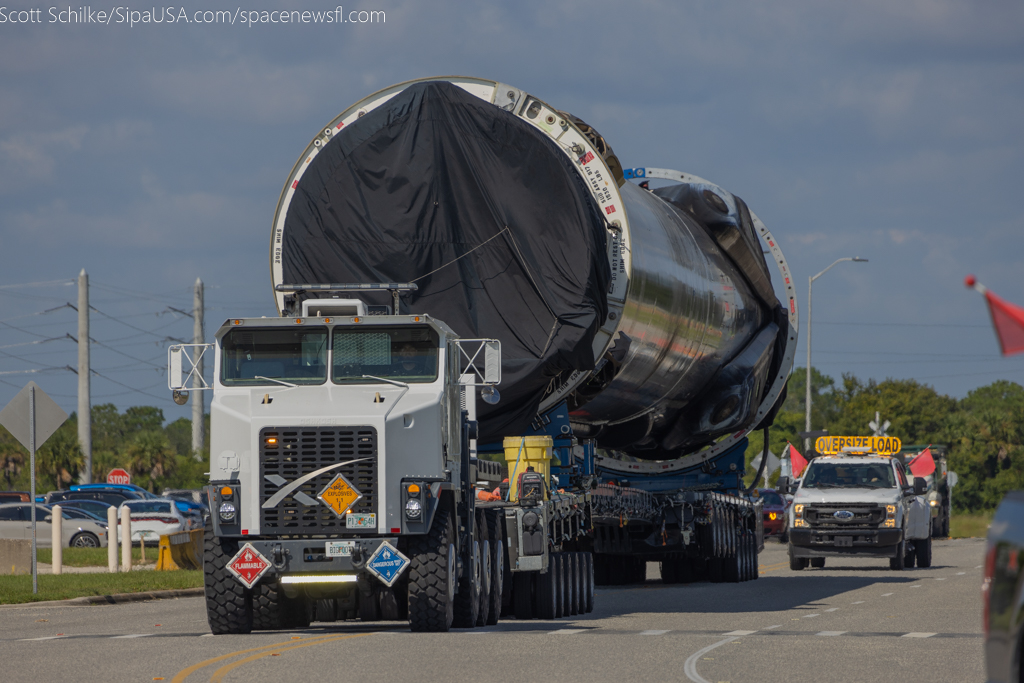 SpaceX Falcon 9 Fleet Leading Booster B-1062-23 Transpor