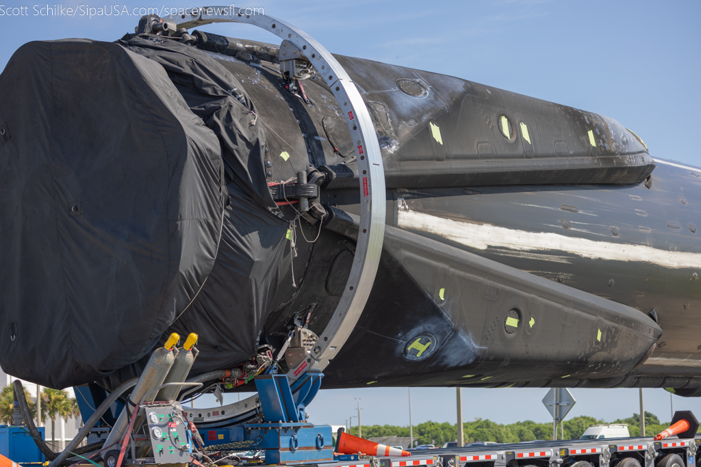 SpaceX Falcon 9 Fleet Leading Booster B-1062-23 Transpor