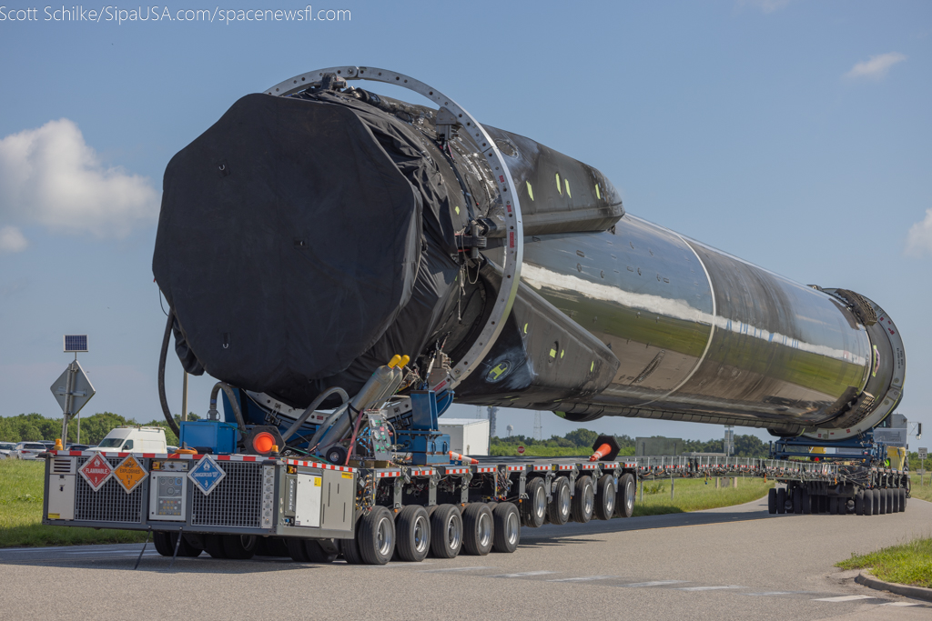 SpaceX Falcon 9 Fleet Leading Booster B-1062-23 Transpor