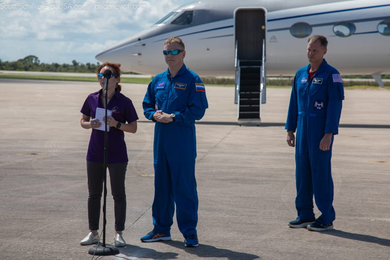 Unusual NASA SpaceX Two Crew 9 Arrival At KSC Sept. 21st 2024