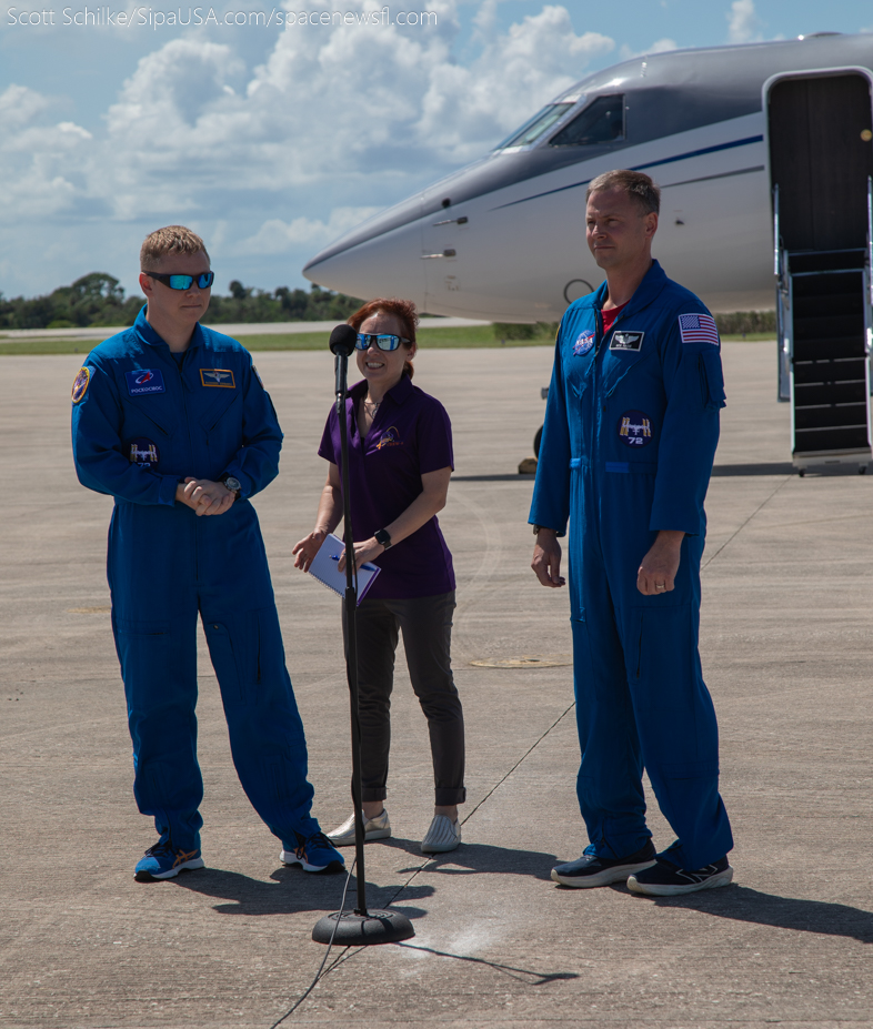 Unusual NASA SpaceX Two Crew 9 Arrival At KSC Sept. 21st 2024