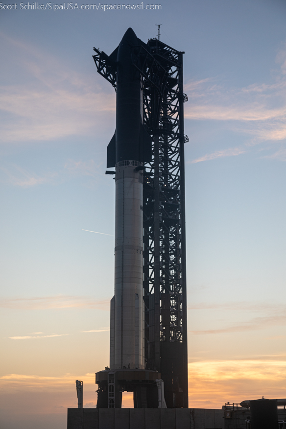 Sunset Over Starbase Texas SpaceX IFT-6 Monday