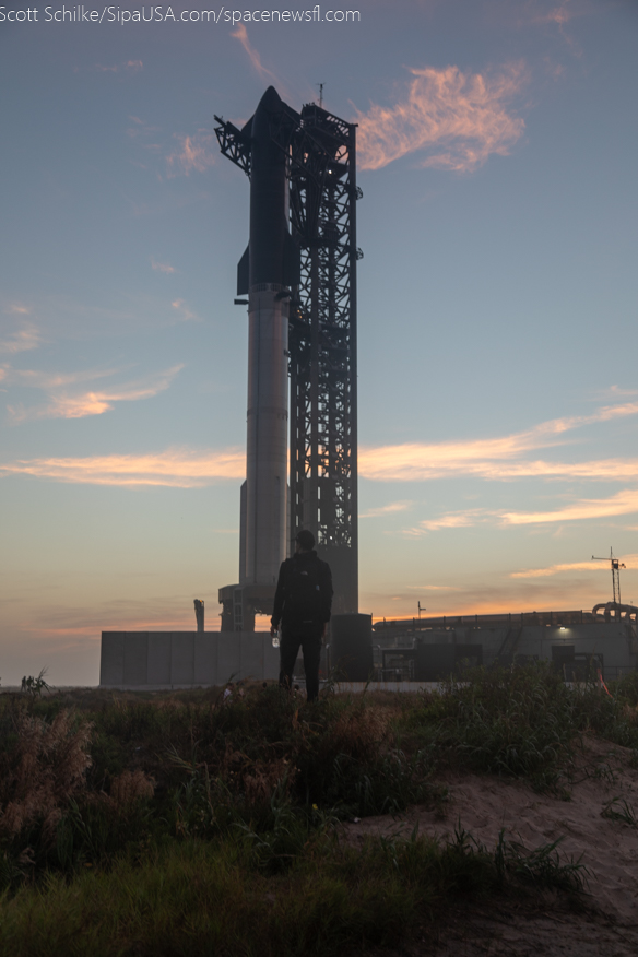 Sunset Over Starbase Texas SpaceX IFT-6 Monday