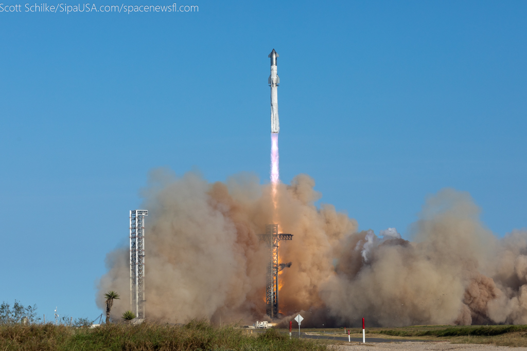 Nov 19th 2024 Liftoff SpaceX Starship #6