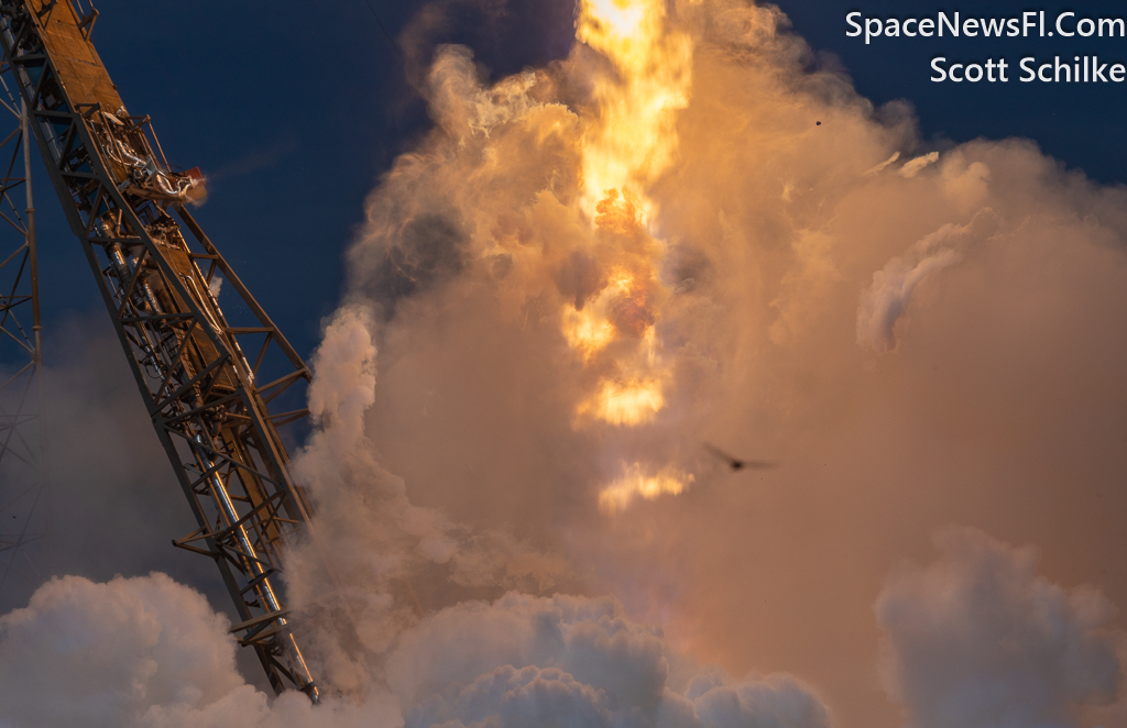 Falcon 9 Engine Shot 20 seconds after liftoff