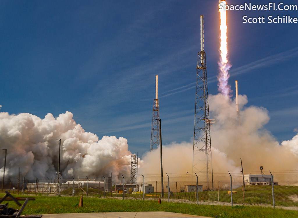 SpaceX Euclid 10 Seconds After liftoff
