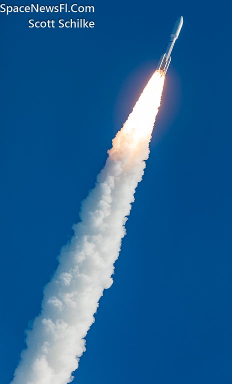 Atlas V NROL-107 Screaming Down Range Mach 1