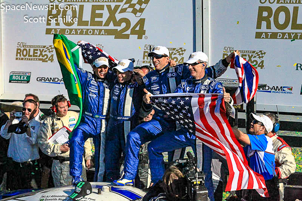 24 Hours of Daytona Victory Lane Celebration