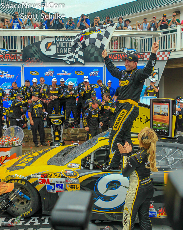 Marcos Ambrose Wins Nascar Watkins Glen Victory Lane