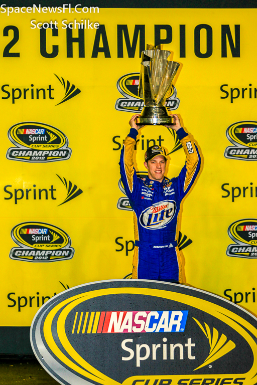 2012 Brad Keselowski Wins The Nascar Sprint Cup Championship At Homestead Victory Lane