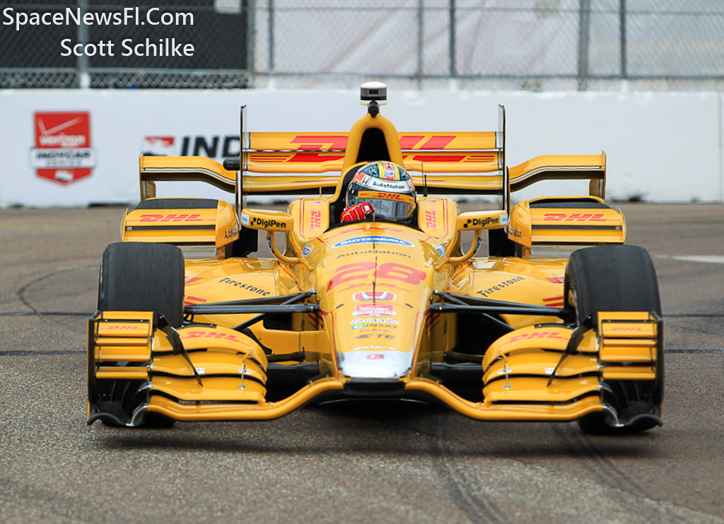 Ryan Hunter Reay St. Pete Indy Car Turn 10