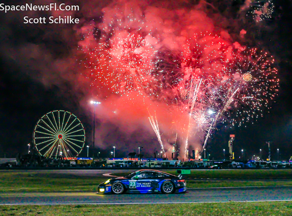 24 Hours of Daytona Fire Works Show 