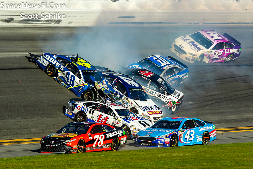 NASCAR Sprint Cup Daytona High Bank Action