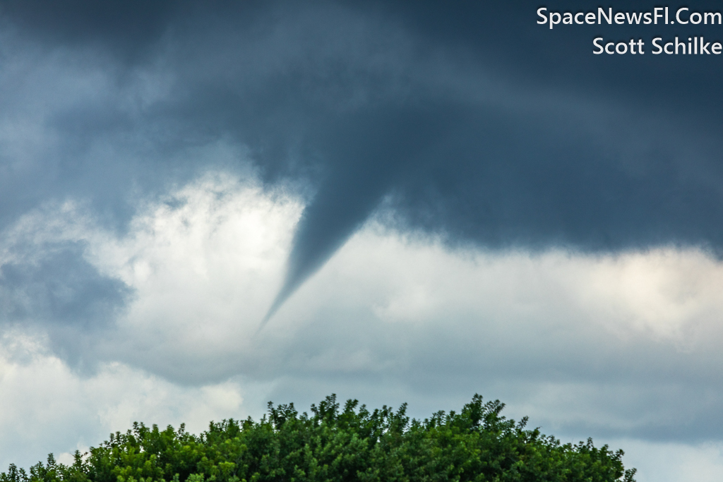 Cape Kennedy Florida Funnel Cloud