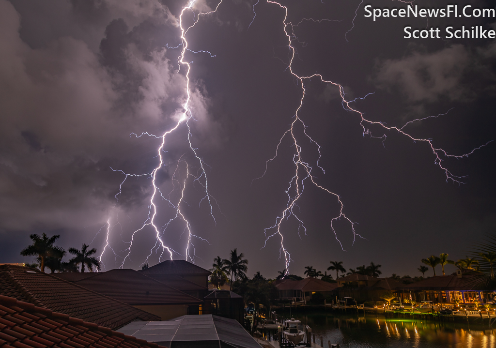  Electric Thunderstorm Over Marco Island Florida