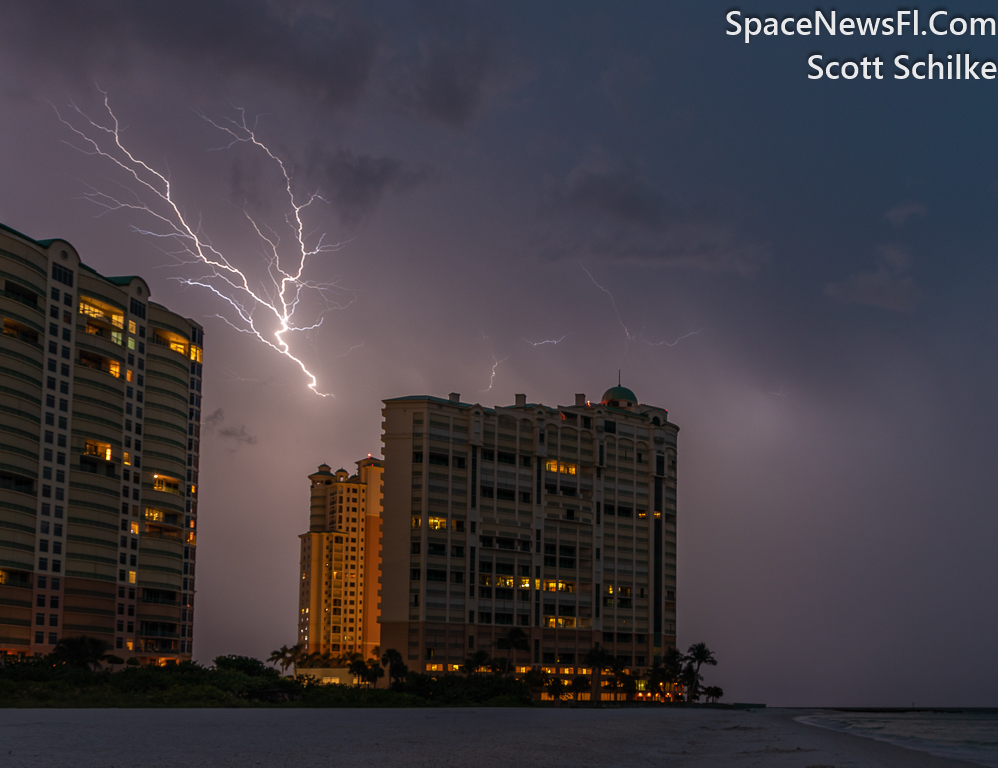 Marco island Fl. South Beach Lightning