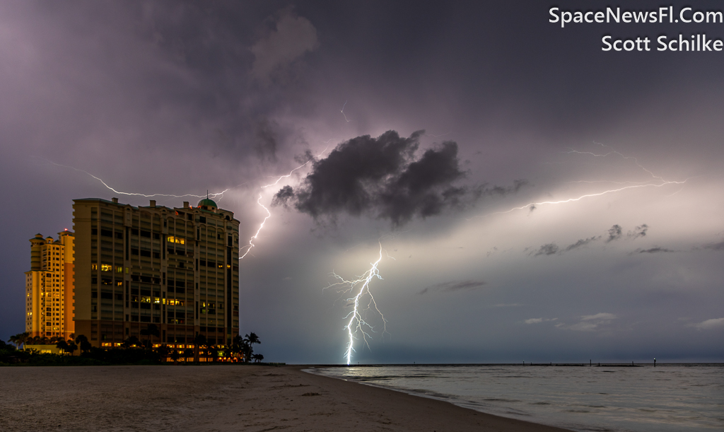 Marco island Fl. South Beach Lightning