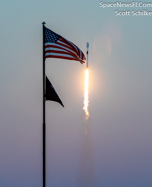 SpaceX Falcon 9 God Bless America