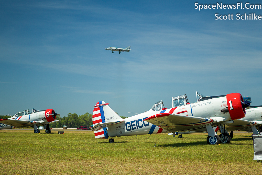 Geicio Sky Typers & Harrier Jump Jet Airborne