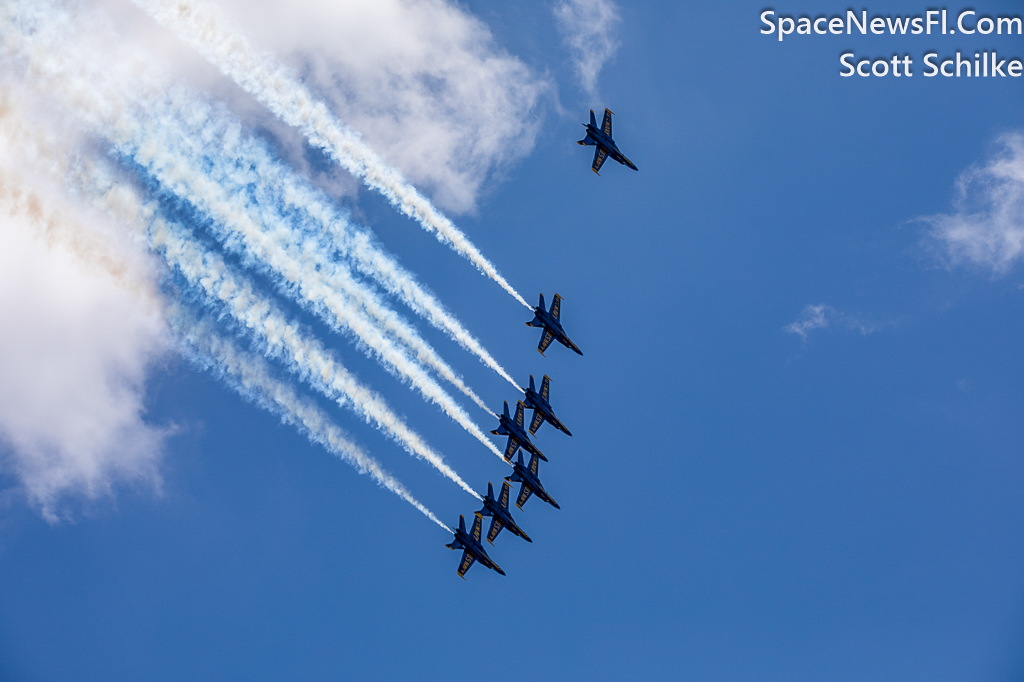 May 8th 2020 Blue Angles Fly Over Miami To Honor Health Care Workers Due To Covid