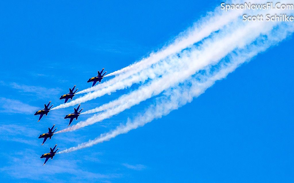 May 8th 2020 Blue Angles Fly Over Miami To Honor Health Care Workers Due To Covid