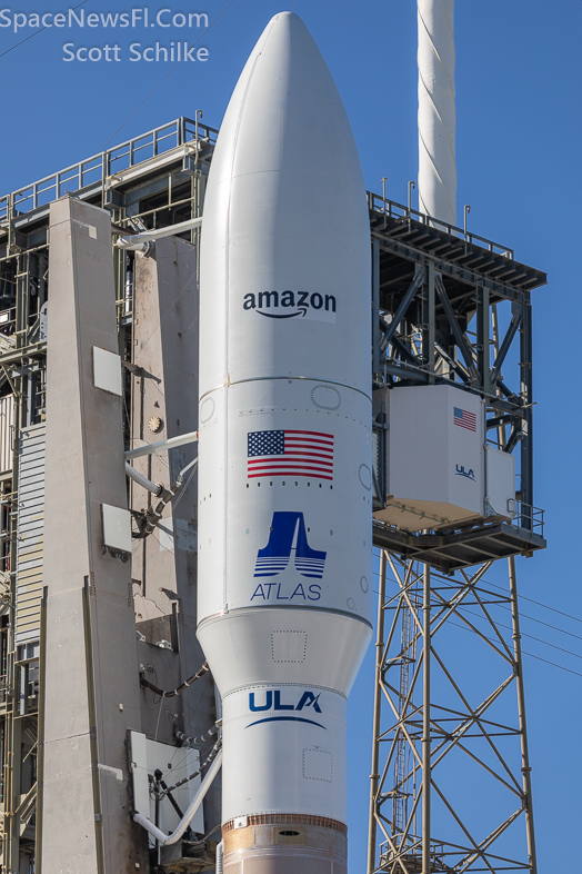 ULA Atlas V 501 Stands Ready To Deliver Amazon's Protoflight Project Kuiper To Orbit