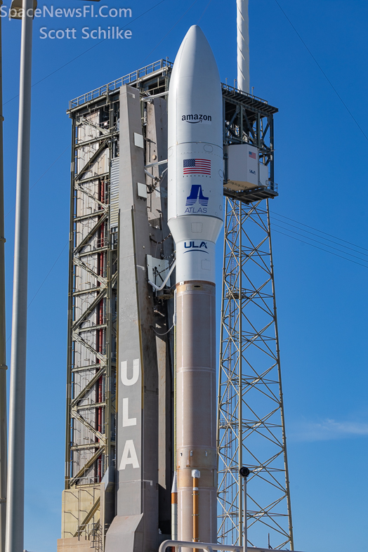 ULA Atlas V 501 Stands Ready To Deliver Amazon's Protoflight Project Kuiper To Orbit
