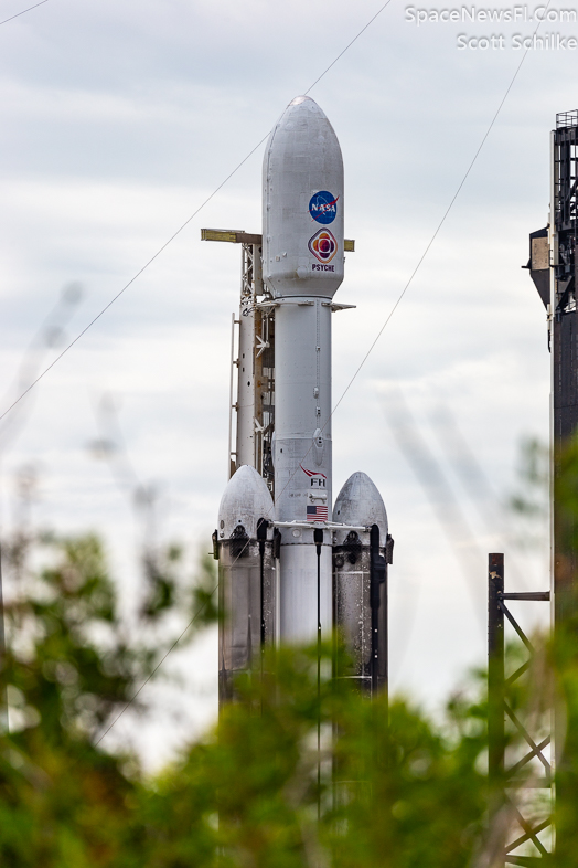 NASA SpaceX Falcon Heavy Psyche Mission Poised For Launch