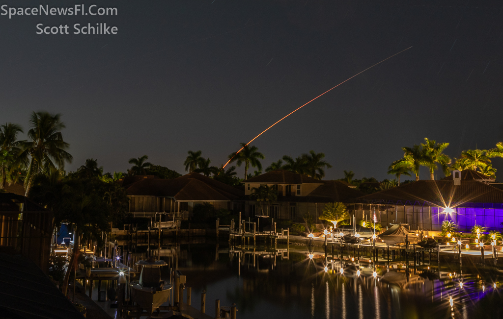 SpaceX Starlink 6-23 From 294 Miles Marco Island Florida Southwest Gulf Coast