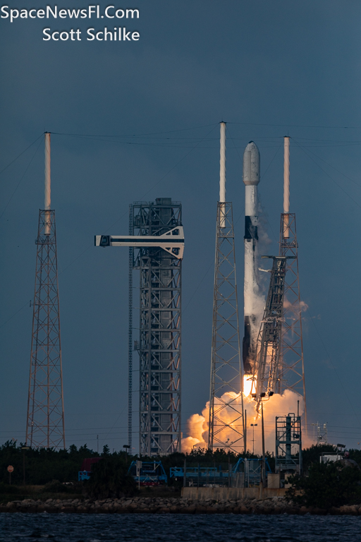 SpaceX SES 03b mPower 5&6 Liftoff In & Out Of The Clouds 4:08 PM EST Nov. 12th 2023