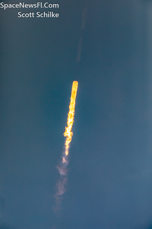 SpaceX SES 03b mPower 5&6 Liftoff In & Out Of The Clouds 4:08 PM EST Nov. 12th 2023