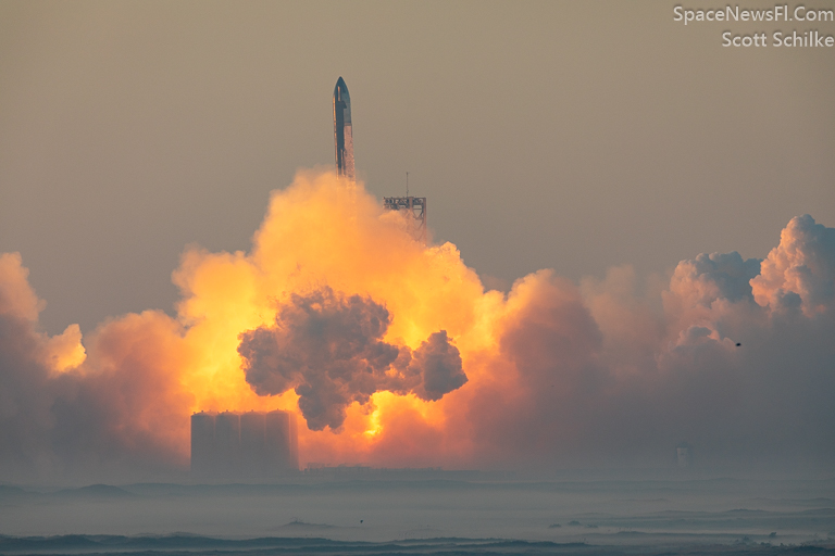 SpaceX Starship Test Flight #2 Liftoff Starbase Texas